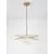 Pendul Nova Luce Ellery, 1xE27, auriu, opal