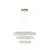 Pendul cristal LED Nova Luce Aurelia, 92W, 3500K, D80/60/40 cm, Hmax 200 cm, auriu, dimabil Triac