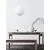 Pendul Nova Luce Nevoso, 1xE27 max. 12W, D500 mm, alb