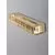 Aplica cristal LED Nova Luce Aurelia, 19W, auriu-transparent