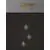 Pendul Nova Luce Coen, 3xG9, auriu antic-transparent