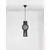 Pendul Nova Luce Bredo, 1xE27, D 210, negru