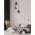 Pendul Nova Luce Palmer, 3xE27, fumuriu-negru, rotund