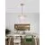 Pendul Nova Luce Ellery, 1xE27, auriu, opal