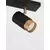 Aplica / plafoniera Nova Luce Pogno, 2xGU10 max. 10W, L350 mm, negru, auriu