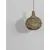 Pendul Nova Luce Griffin, 1xE27, D 460, lemn natural-negru