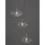 Pendul Nova Luce King, 3xG9, auriu antic-transparent