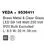 Aplica Nova Luce Veda, 1xG9, bronz-transparent