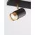 Aplica / plafoniera Nova Luce Pogno, 2xGU10 max. 10W, L350 mm, negru, auriu