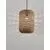 Pendul Nova Luce Griffin, 1xE27, D 270, lemn natural-negru