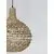 Pendul Nova Luce Griffin, 1xE27, D 460, lemn natural-negru