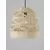 Pendul clasic Nova Luce Marlo, 1xE27, D 300, lemn natural-negru