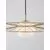Pendul Nova Luce Ellery, 1xE27, auriu, opal