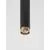 Pendul Nova Luce Pogno, 1xGU10, D 59, negru nisipiu-auriu