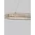 Pendul cristal LED Nova Luce Aurelia, 48W, auriu-transparent