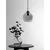 Pendul Nova Luce Palmer, 1xE27, negru-sampanie
