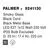 Pendul Nova Luce Palmer, 1xE27, negru-sampanie