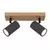 Plafoniera Globo Lighting Robby, 2xGU10, maro, negru
