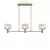 Pendul Maytoni Vision, 3xE14, auriu-transparent