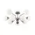 Lustra Maytoni Erich, 10xE14, alb-nichel,