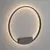 Aplica LED Maytoni Rim, 51W, negru