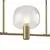 Pendul Maytoni Vision, 3xE14, auriu-transparent