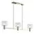 Pendul Maytoni Vision, 3xE14, auriu-transparent