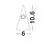 Corp iluminat LED structura magnetica Nova Luce Cono, 5W, 3000K, auriu, IP20