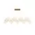Pendul Maytoni Dallas, 25xG9, alb mat-auriu