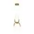 Pendul LED Maytoni Node, 18W, auriu