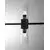 Proiector LED structura magnetica Nova Luce Gru, 8W, negru nisipiu, IP20