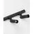 Proiector cu LED sina magnetica Nova Luce Loce, 2x5W, negru nisipiu, IP20