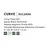 Sina magnetica incastrata Nova Luce Curve, 90 grade, negru nisipiu, IP20