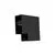 Element de colt sina magnetica aplicata Nova Luce V-Connector, negru nisipiu