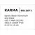 Corp de iluminat LED sina Nova Luce Karma, 5W, negru nisipiu, IP20
