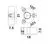 Element de conectare intermediar 3 sine magnetice Nova Luce Tree 02, negru nisipiu