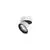 Spot mobil LED Nova Luce Cotto, 20W, 3000K, D95 mm, alb-negru