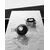 Rama spot fix LED Nova Luce Oblivion, rotund, negru