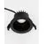 Spot fix LED Nova Luce Carpo, 10W, 3000K, D100 mm, negru, incastrat