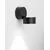 Spot mobil LED Nova Luce Universal, 13W, 3000K, D100 mm, negru