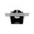 Rama spot fix LED Nova Luce Oblivion, patrat, negru