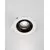 Spot mobil Nova Luce Cedi, 1xGU10, D100 mm, alb-negru, incastrat