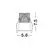Spot fix LED Nova Luce Bree, 7W, 3000K, D56 cm, alb, incastrat