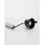 Spot fix LED Nova Luce Carpo, 10W, 3000K, D100 mm, negru, incastrat