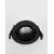 Spot mobil Nova Luce Cedi, 1xGU10, D100 mm, negru, incastrat
