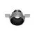 Rama spot fix LED Nova Luce Oblivion, rotund, negru