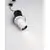 Spot mobil LED Nova Luce Pin, 12W, 3000K, D84 mm, alb, semi-incastrat