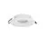 Spot fix Nova Luce Redo, 1xGU10, D98 mm, alb, incastrat