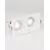 Spot fix Nova Luce Staf, 2xGU10, alb, incastrat