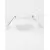 Spot fix Nova Luce Tex, 1xGU10, D93 mm, alb, incastrat, IP44